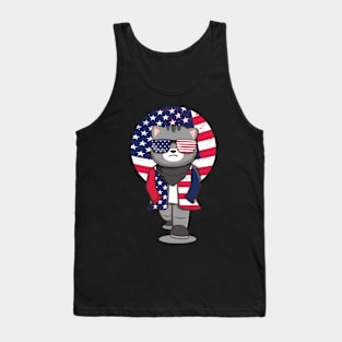 American Fashionista Cat Tank Top